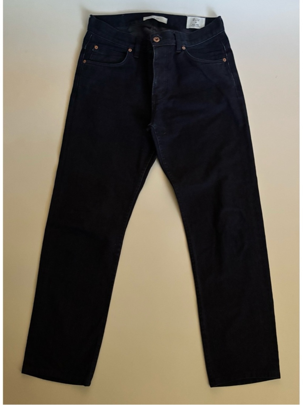 Billy Reid MSL - ALA  RN-113 814 Slim Cut Jeans in Deep Indigo Size 30